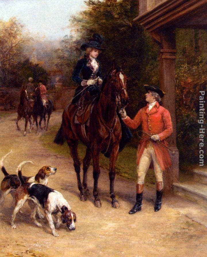 Heywood Hardy A Hunting Morn